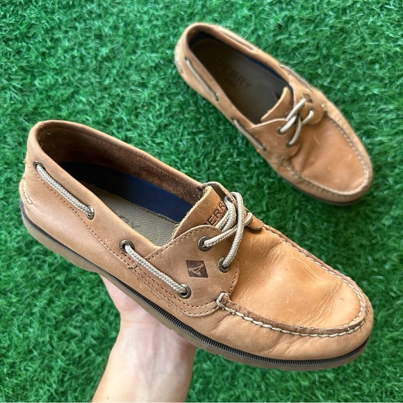 Sperry Other - Sperry Men's Brown Leather Boat Shoes